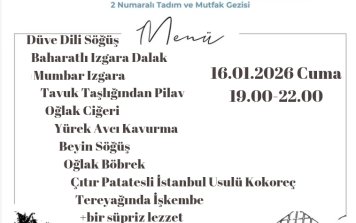 7 Mehmet  Sakatat Tadım Gezisi (2. Menü)