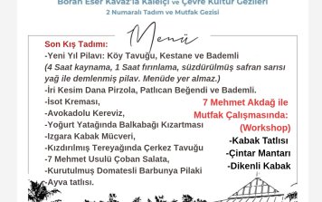 7 Mehmet Son Kış Tadımı (19.00-22.00)